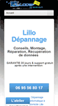 Mobile Screenshot of lillo-depannage.com
